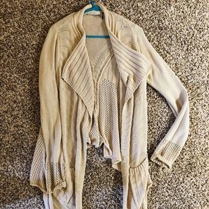 Fate Tan knit cardigan - medium